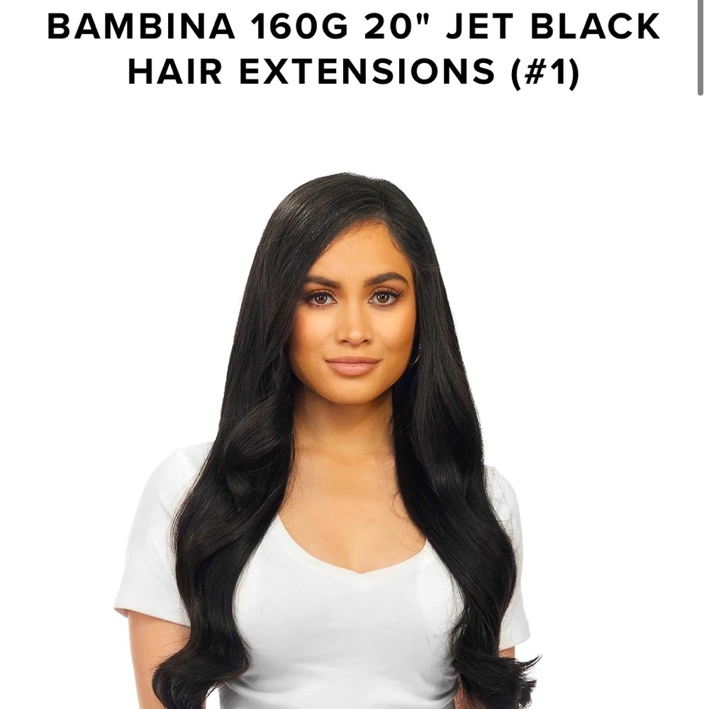 Bellami Clip In Hair Extensions Black